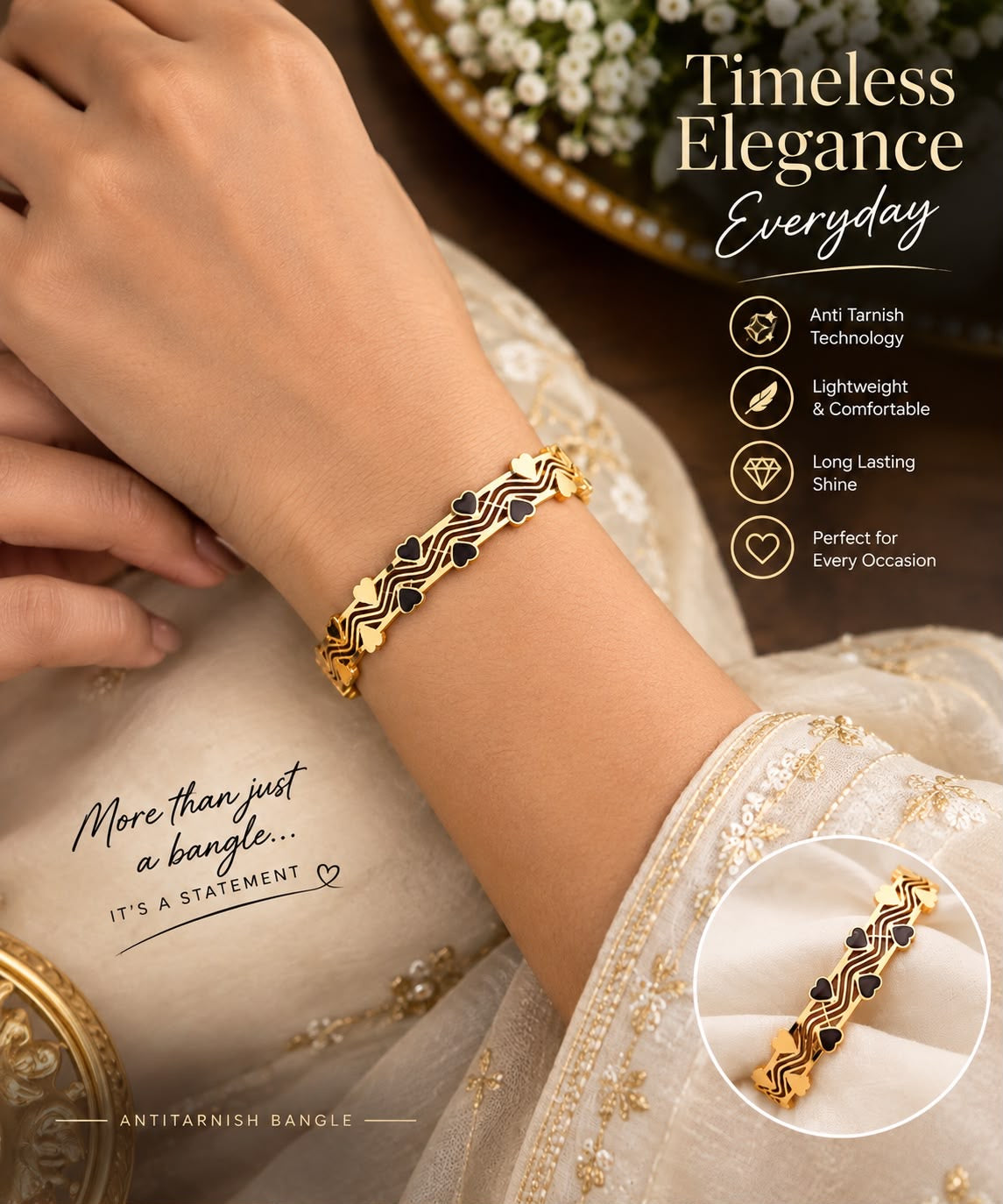 Bangle | Anti-tarnish | stainless Steel | 316L